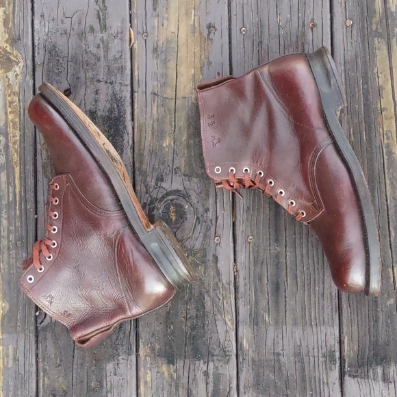 European Men's Pebble Leather Steel Toe Super Duty Boot - Picture 8 of 17